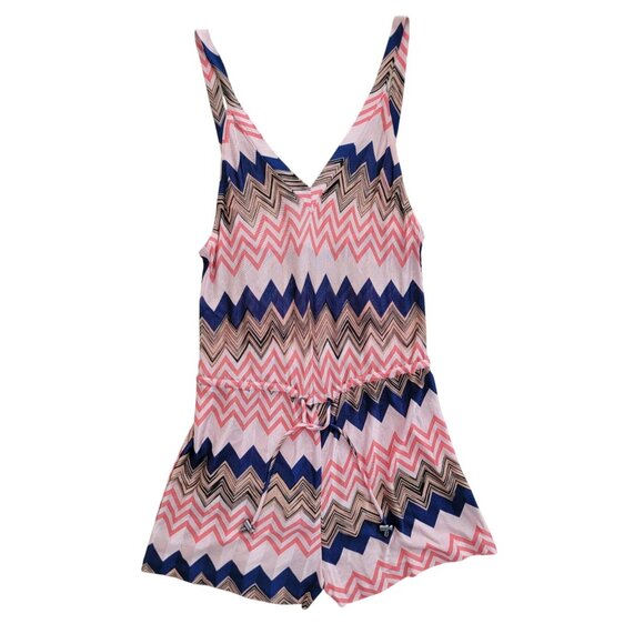 Missoni Mare Italy Zigzag Geometric Pattern Sleeveless Romper Women's Size 40 - Picture 1 of 7